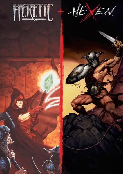 Heretic + Hexen poster